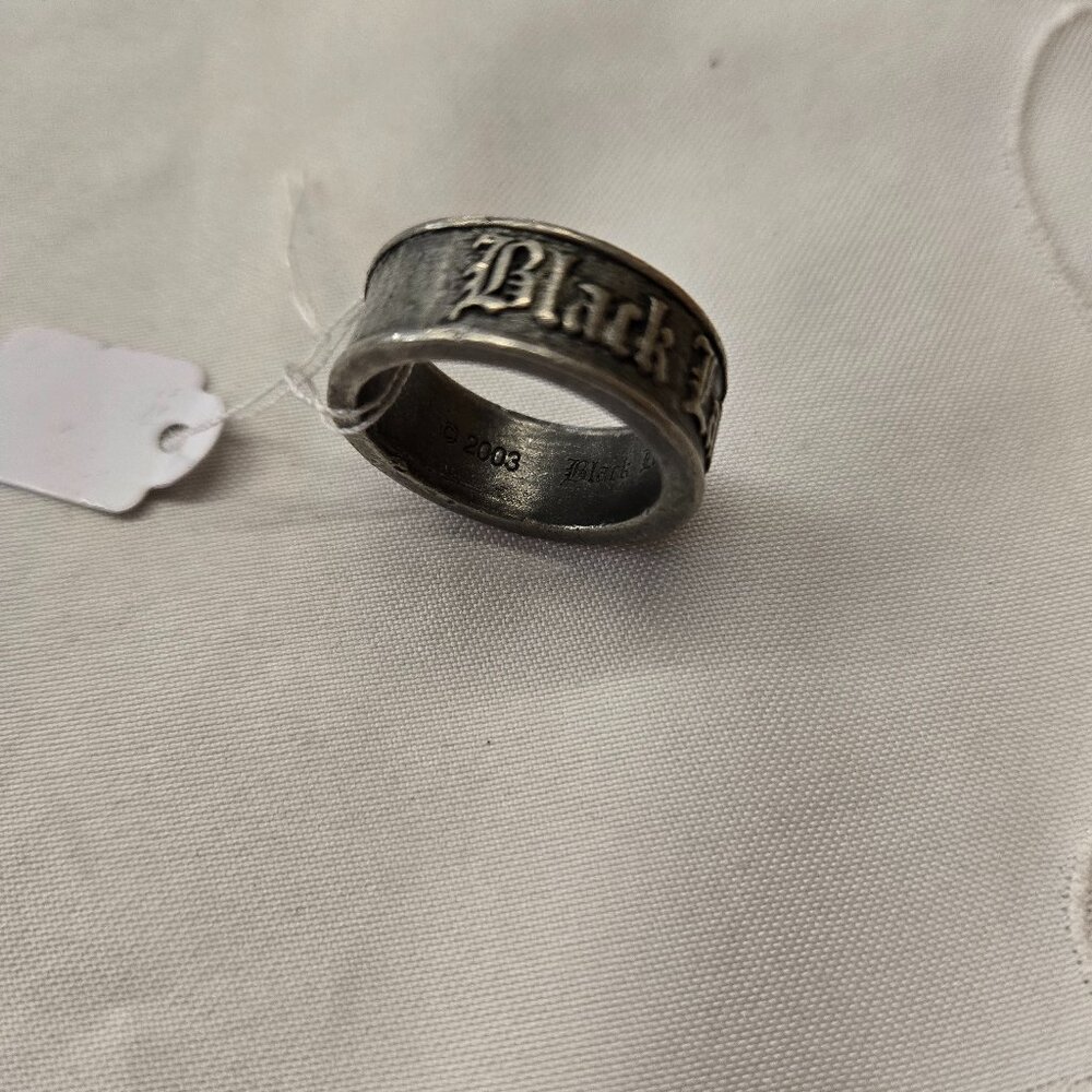 vintage 2003 mens size 11.5 black label society skull ring